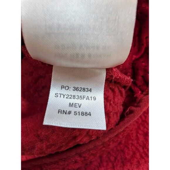 PATAGONIA Women's RetroPile Marsupial Fleece Pullover, Molten Lava, Size S - Picture 9 of 13